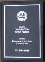 Hire Company of the Year 2006 Hire Company of the Year 2006